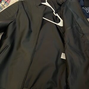 Black Faux Leather Jacket